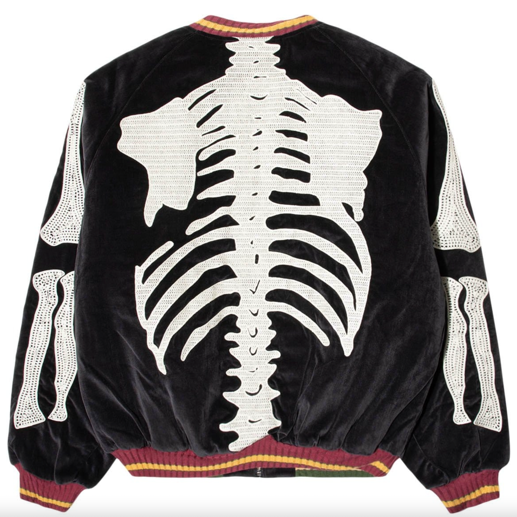 Kapital Velveteen Bone Embroidery Souvenir Jacket - RADPRESENT