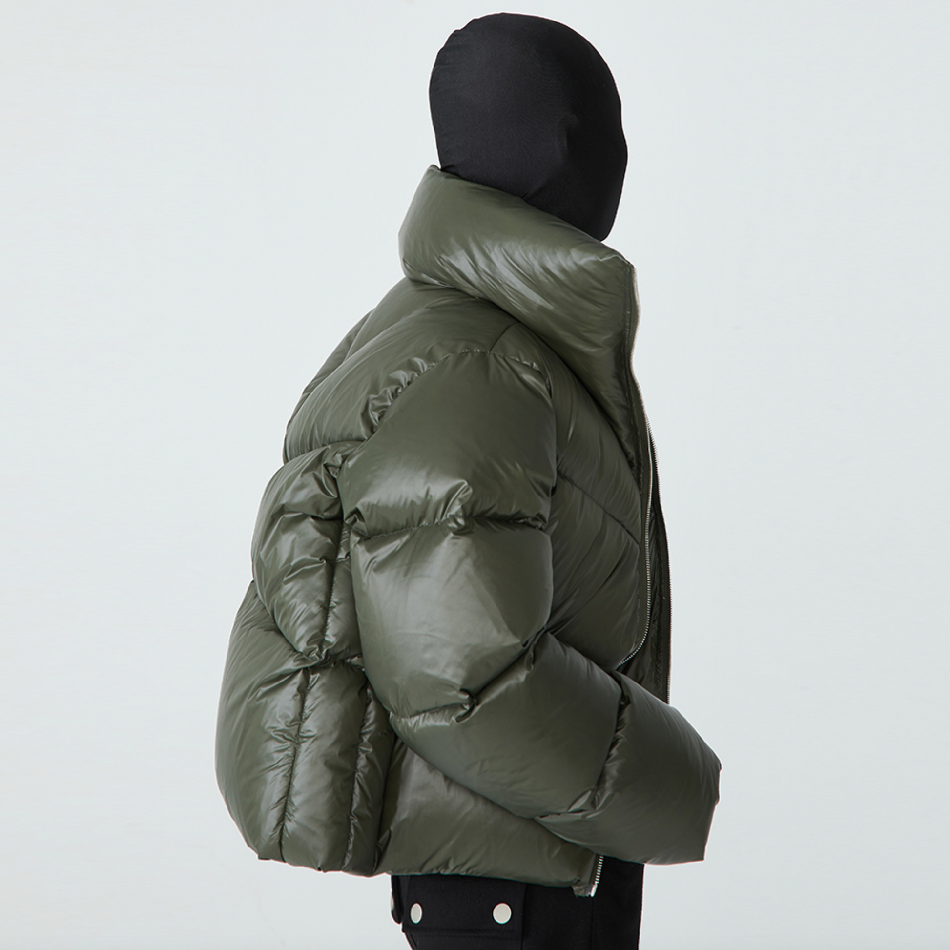 Quilted shell down jacket on sale