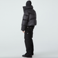 QUILTED SHELL DOWN JACKET - BLACK
