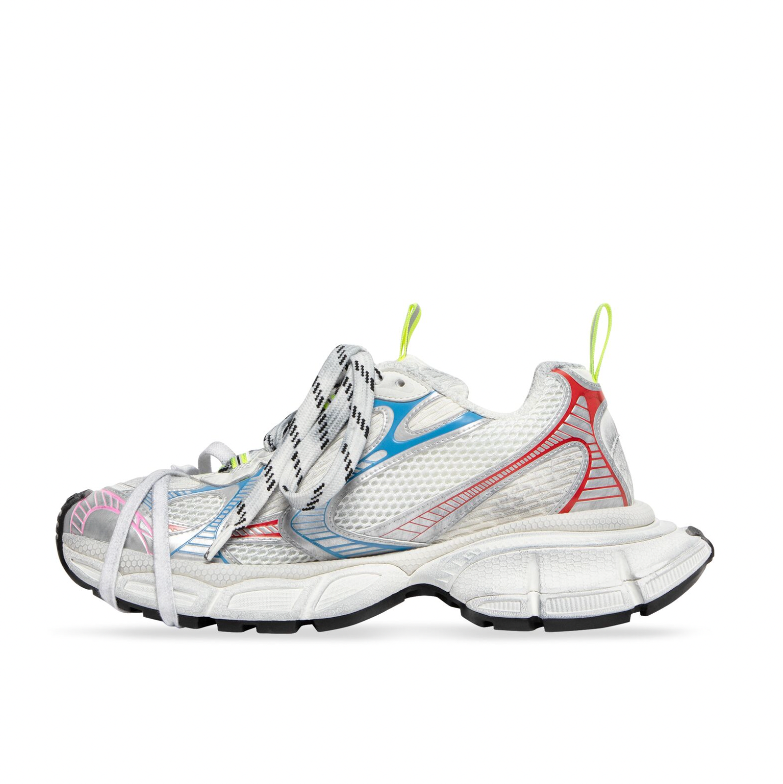 Balenciaga 3XL Sneakers in White Red Blue Designer Sneakers