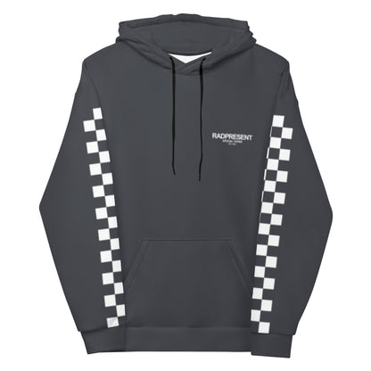 CHECKERED PULLOVER HOODIE