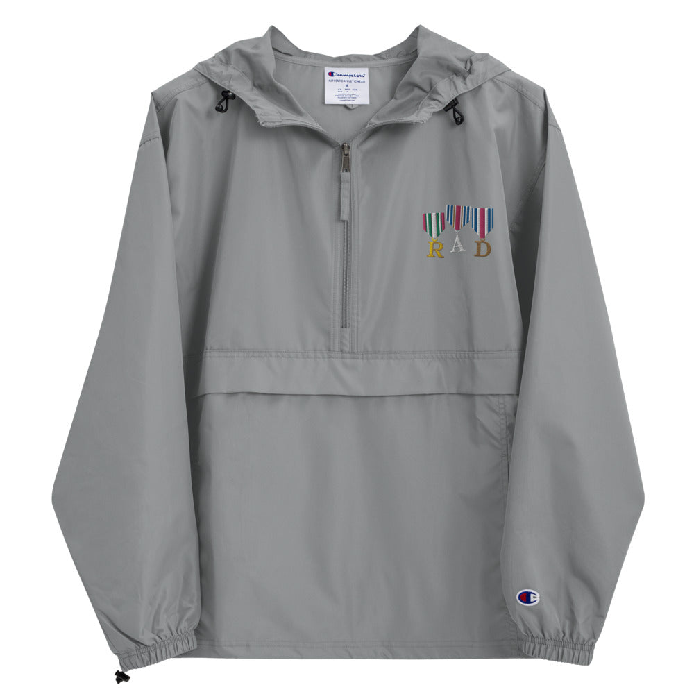 RADPRESENT x CHAMPION EMBROIDERED PACKABLE JACKET