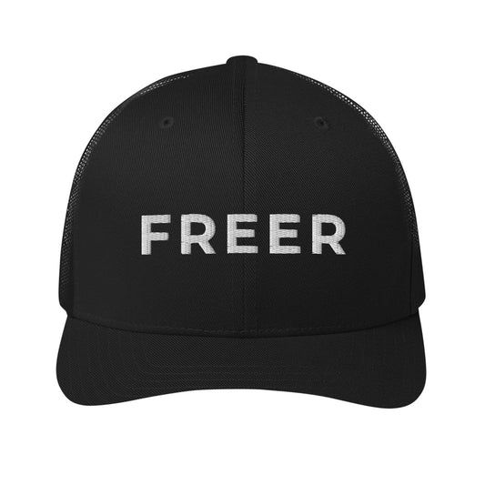 FREER TRUCKER CAP - BLACK