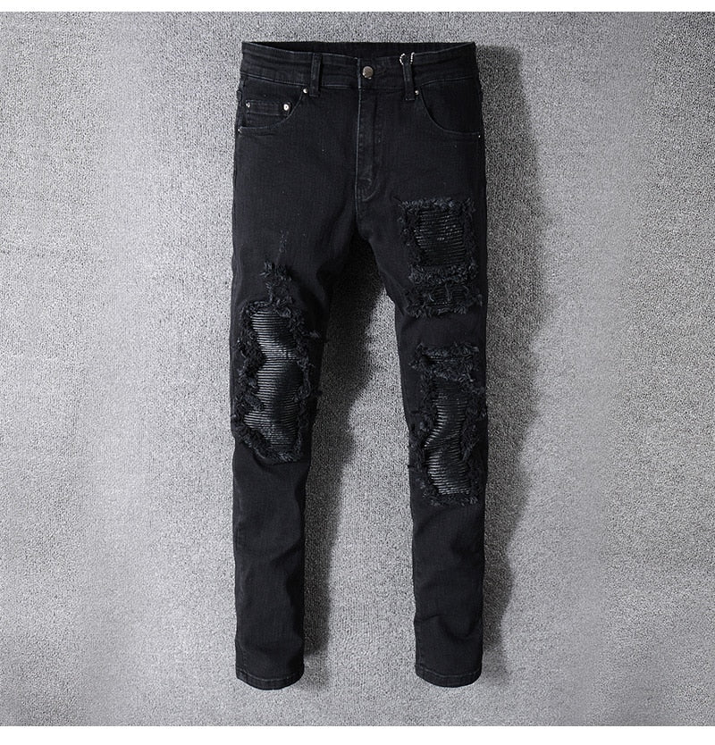 Monte Carlo Jean - Black Distressed Washed Denim | Shabazz | Brothers –  Shabazz Denim