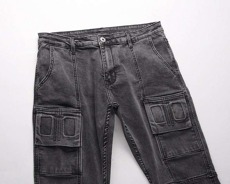 Washed Denim Cargo Pants Collection for Men | RADPRESENT