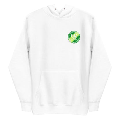 EMBROIDERED BADGE HOODIE